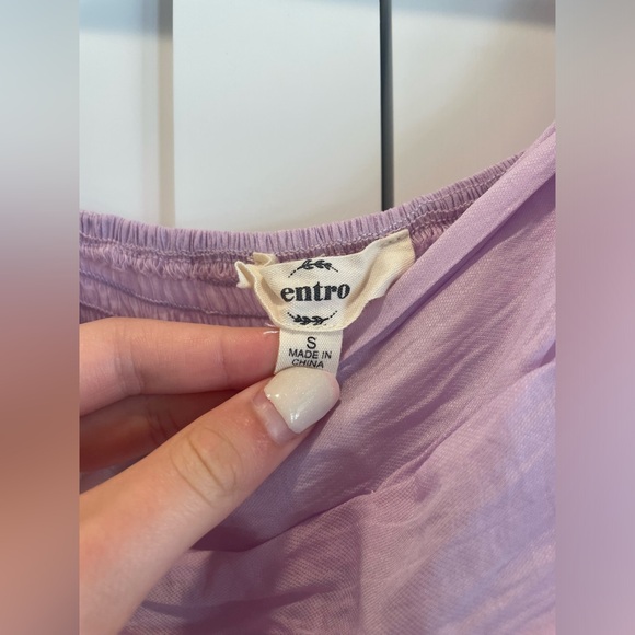 Women's Purple Entro Dress - Picture 3 of 3